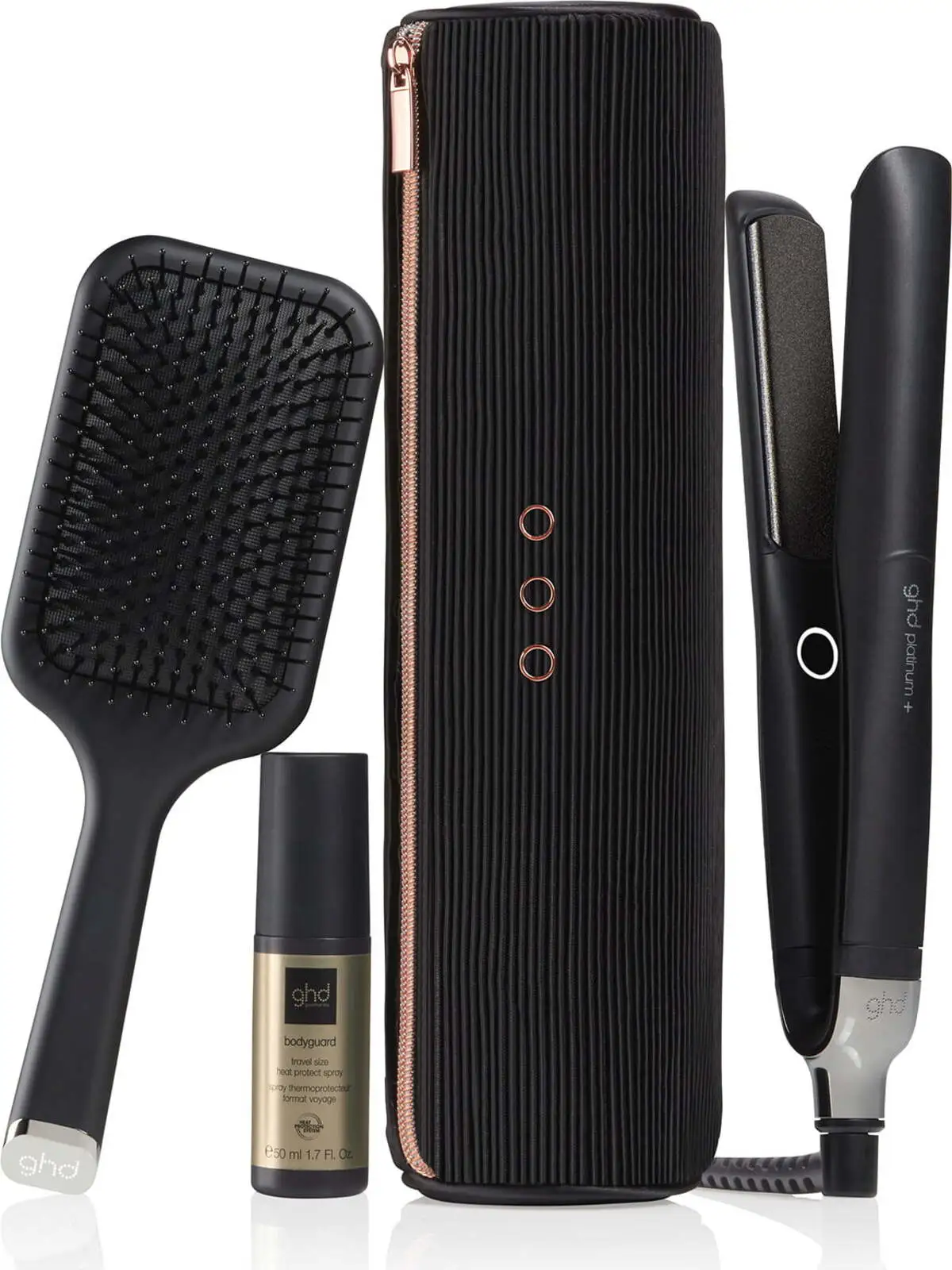 Le GHD lisseur Platinum+, est l'outil idéal pour réaliser tous types de coiffures : lissage, bouclé, cranté