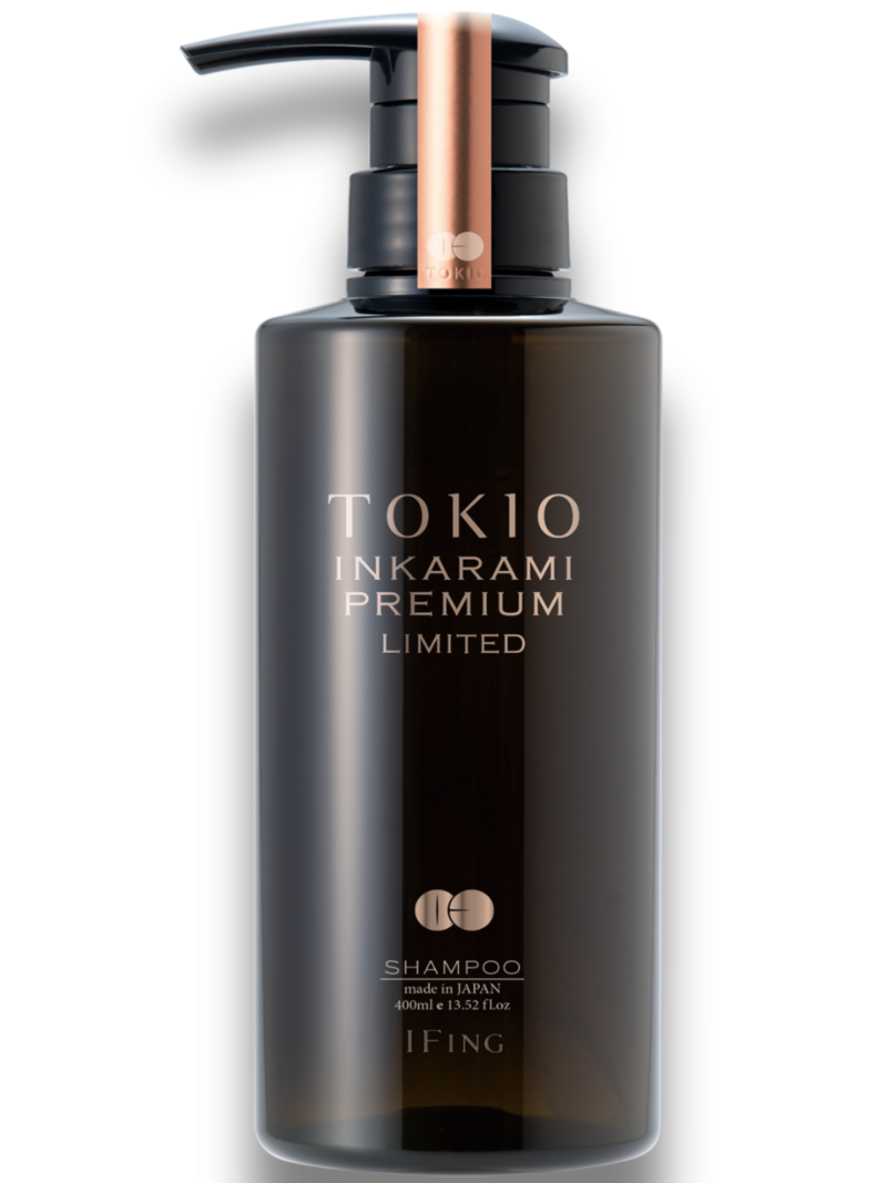 Tokio Inkarami Shampoing Premium Limited pour hydratation intense, réparation durable, anti-frisottis, brillance et douceur des cheveux abîmés.